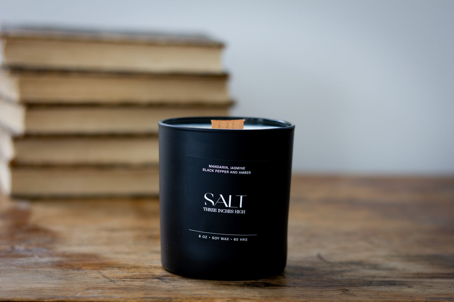 9oz Soy Wax Candle - Salt